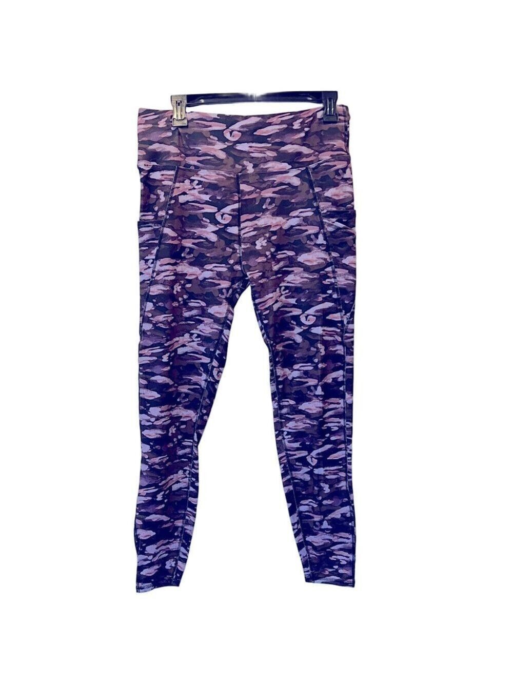 TAHARI Stylish Camouflage Leggings, Size Large